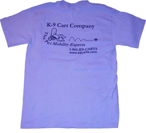 K-9 Cart dog wheelchair logo T-shirt